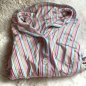 Roller rabbit party stripe pj set